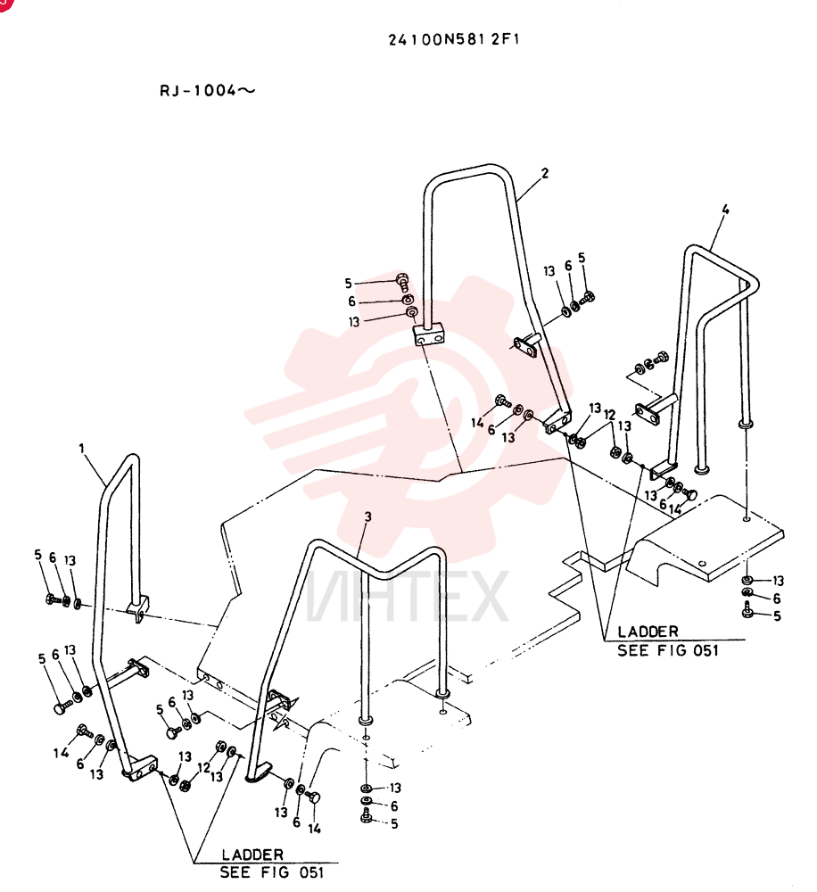 HANDRAIL GROUP 24100N5812F1
