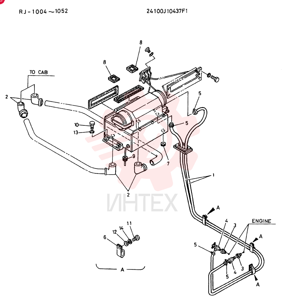 HEATER LINES 24100J10437F1