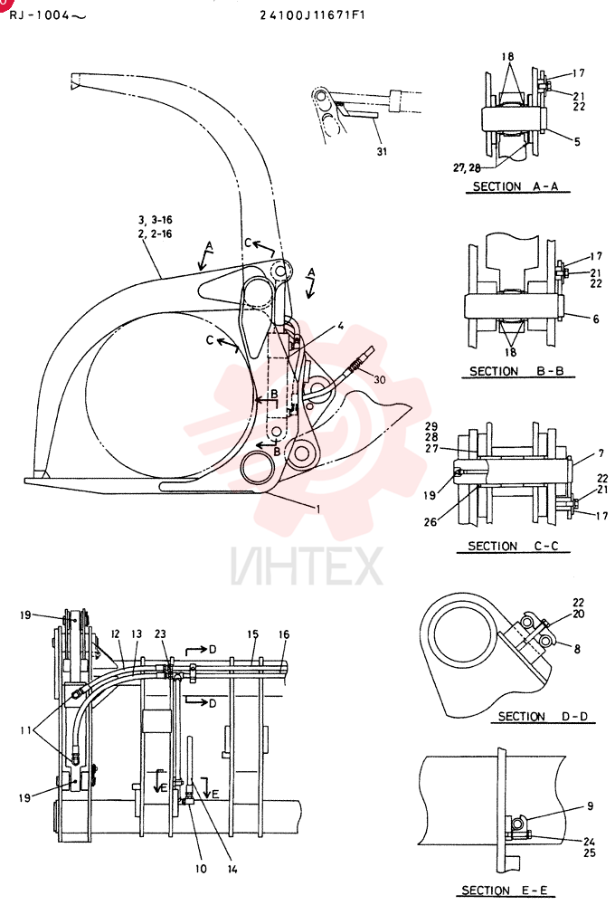 LOG-FORK GROUP 24100J11671F1