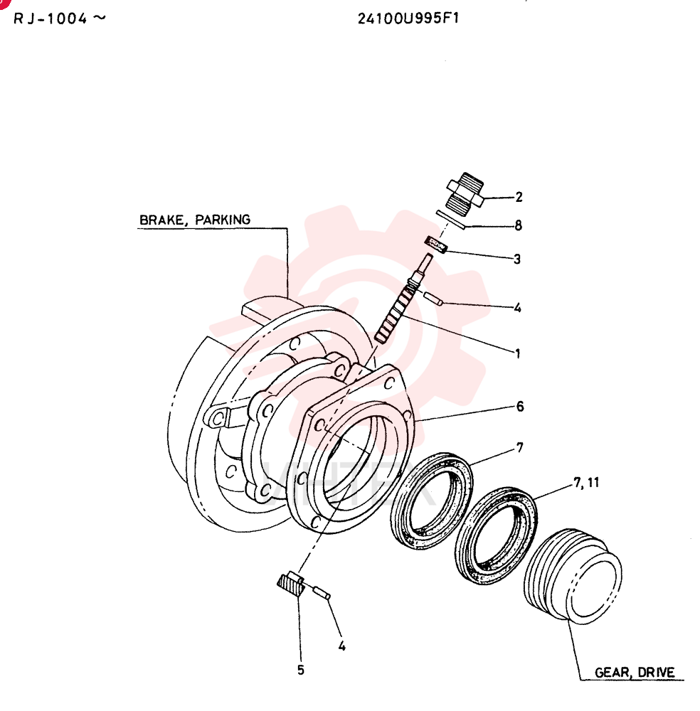 METER ASSY, SPEED 24100U995F1