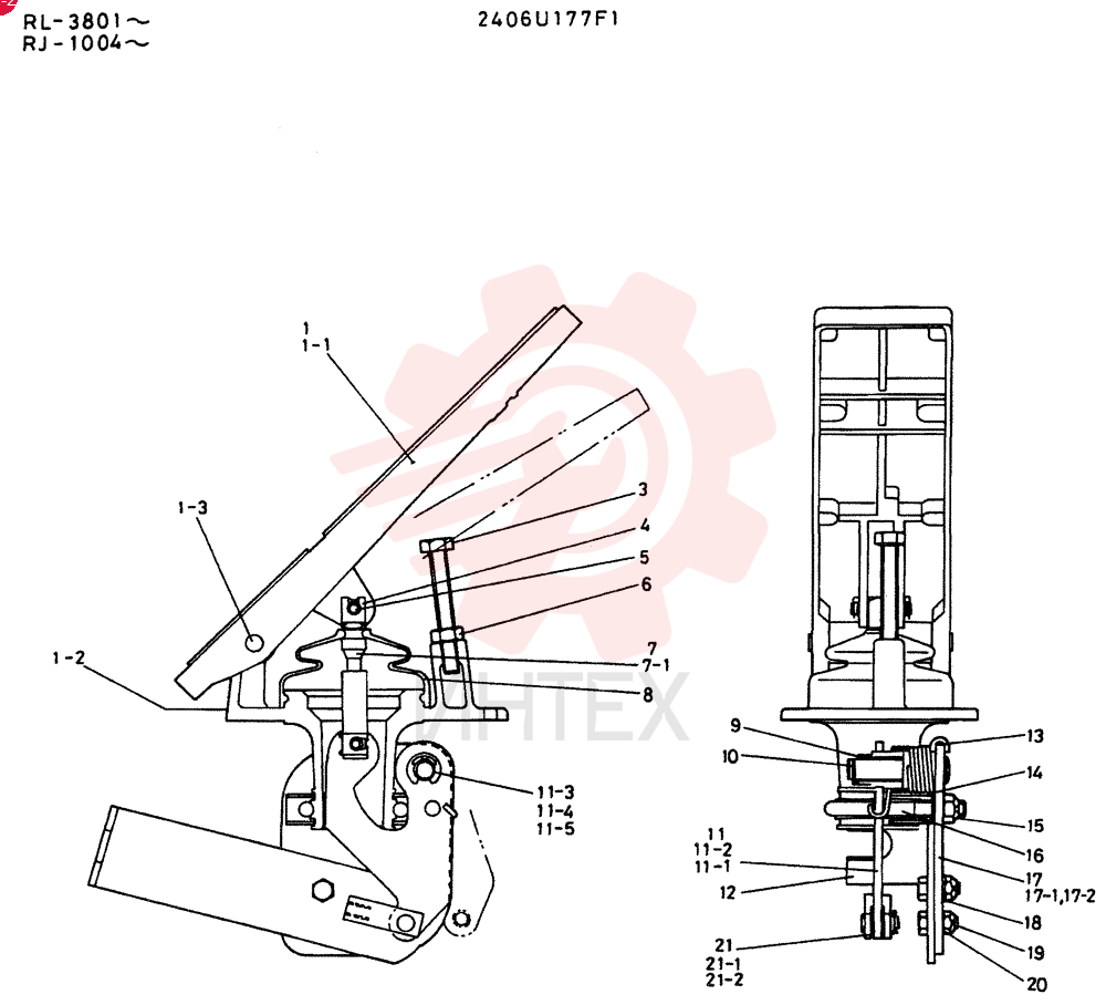 PEDAL 2406U177F1