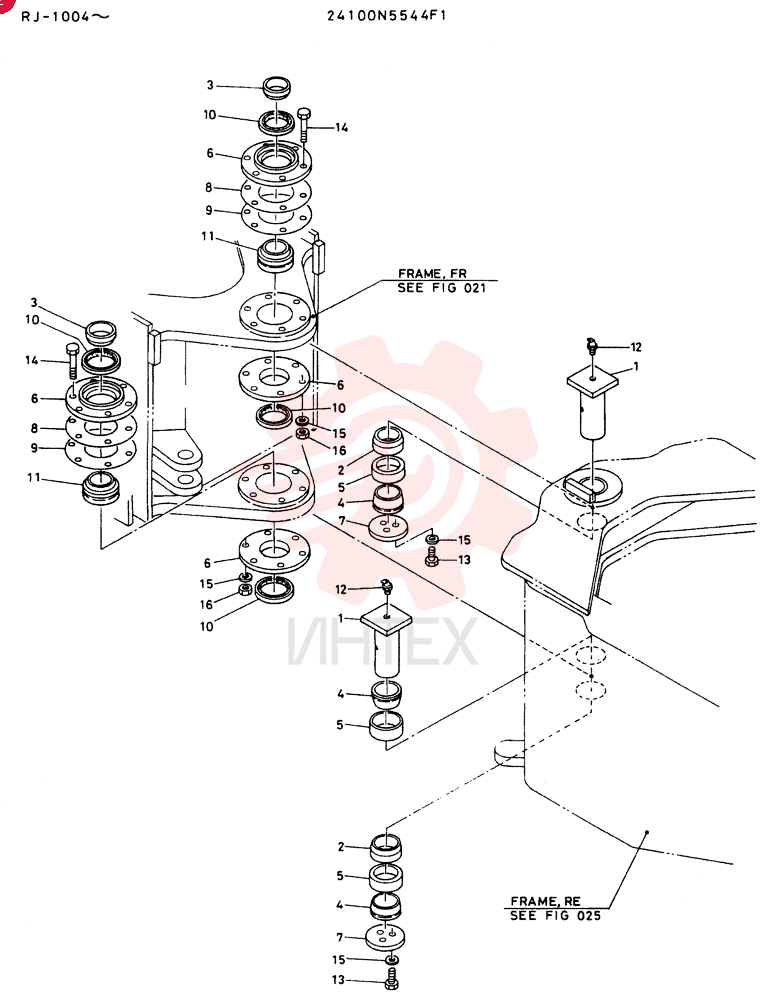 PIN GROUP, PIVOT 24100N5544F1