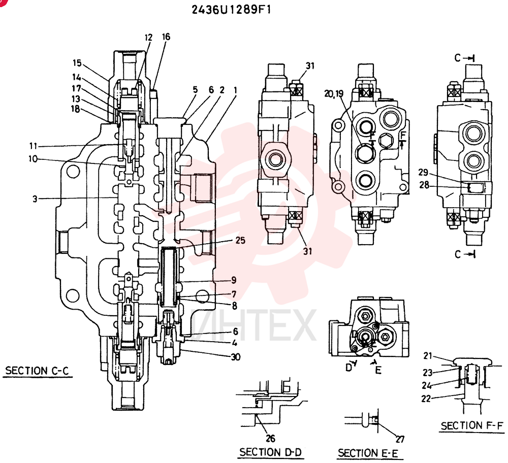 VALVE 2436U1289F1