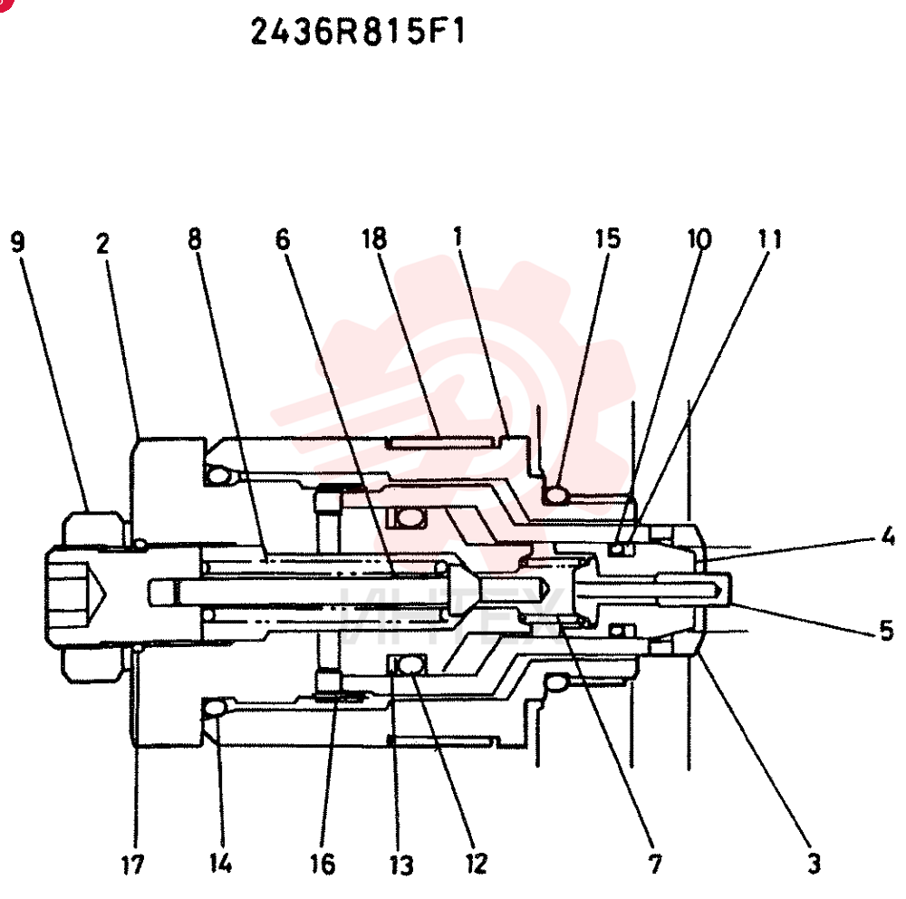 VALVE PRESSURE RELIE 2436R815F1
