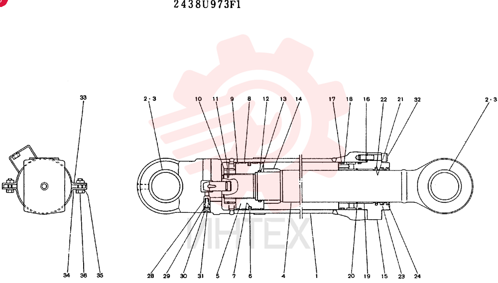 CYLINDER 2438U973F1
