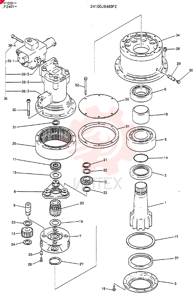 HYDRAULIC MOTOR 24100J6469F2