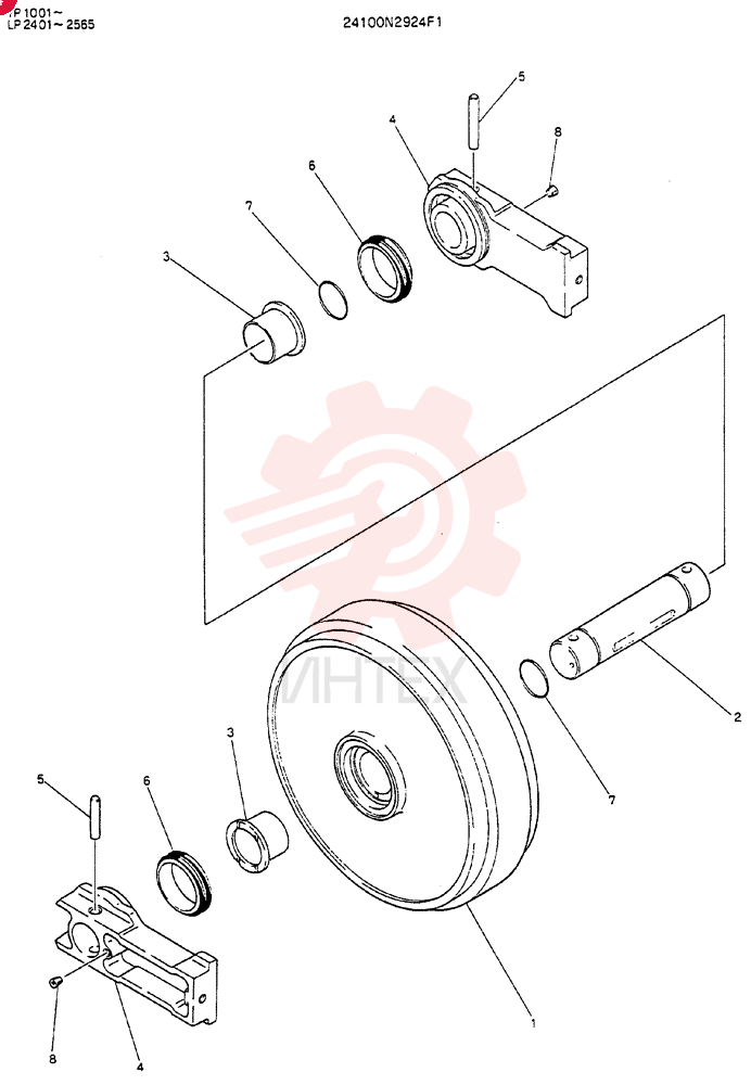 IDLER WHEEL 24100N2924F1