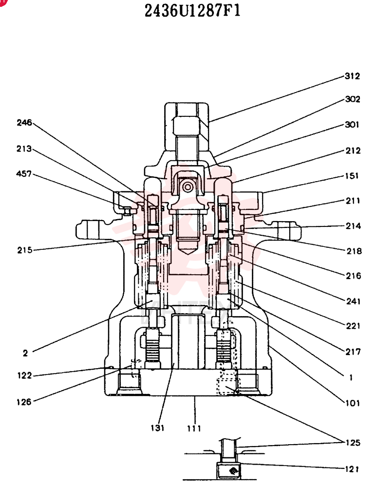 PILOT VALVE 2436U1287F1