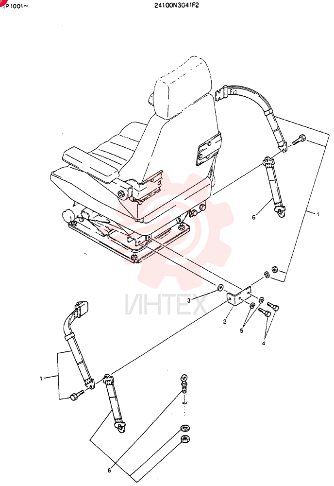 SEAT BELT 24100N3041F2