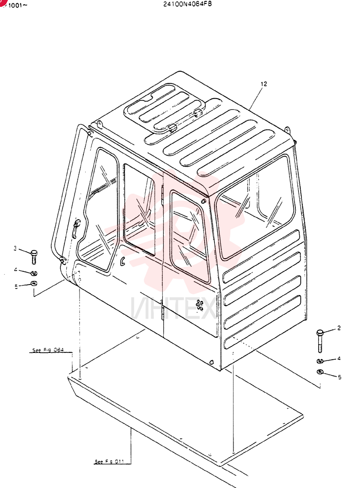 Схема (MD140BLC) - EXCAVATOR BTW YP1001 - YP1281 (1/80-12/06) 24100N4084F8