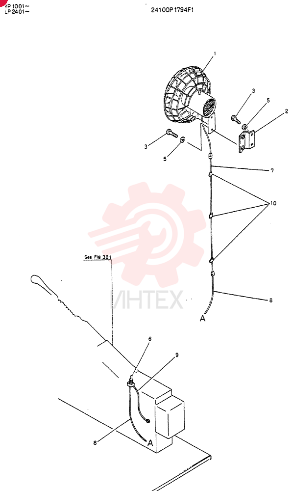 Схема (MD140BLC) - EXCAVATOR BTW YP1001 - YP1281 (1/80-12/06) 24100P1794F1