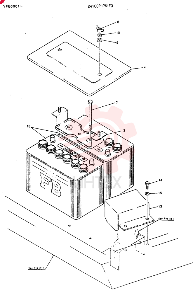 BATTERY ASSY. 24100P1761F3