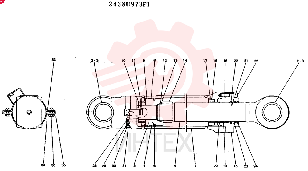 CYLINDER 2438U973F1