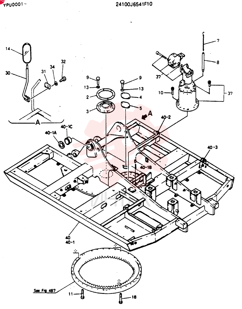 FRAME ASSY., UPP 24100J6541F10