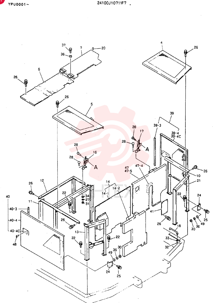 GUARD ASSY. 24100J10711F7 (2)
