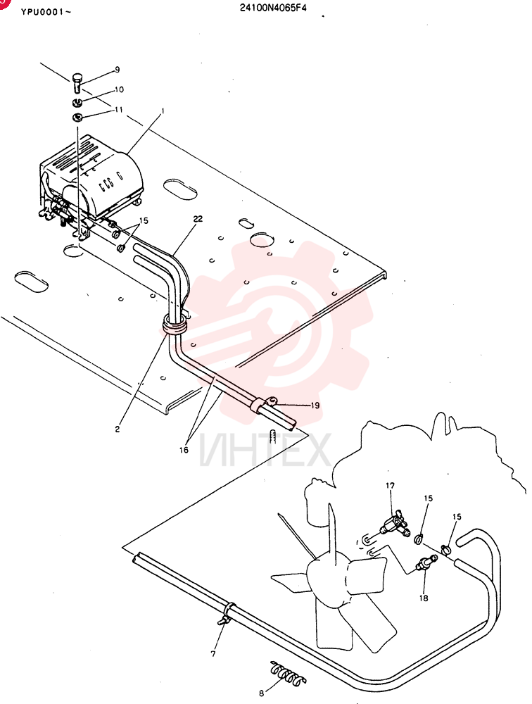 HEATER ASSY. 24100N4065F4