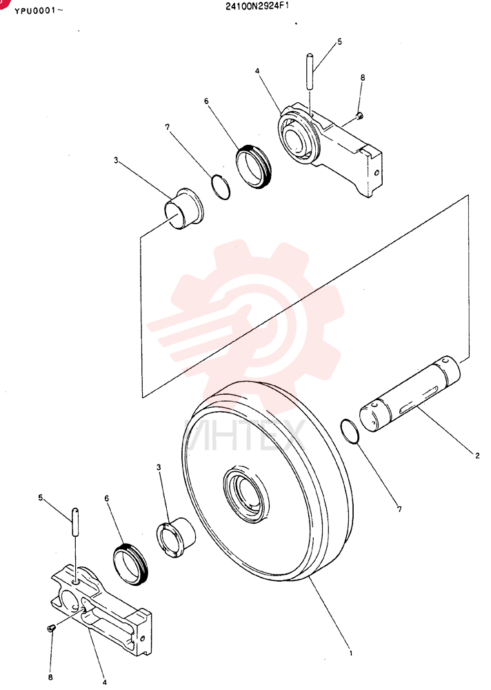 IDLER WHEEL 24100N2924F1