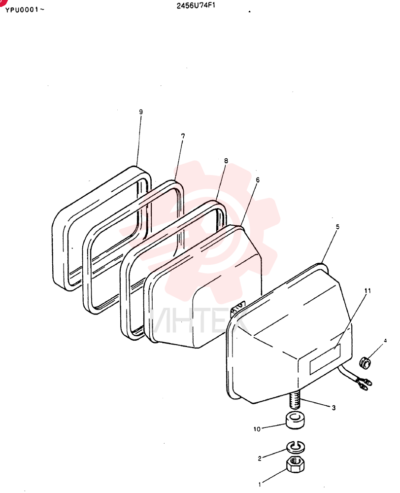 LIGHT ASSY. 2456U74F1