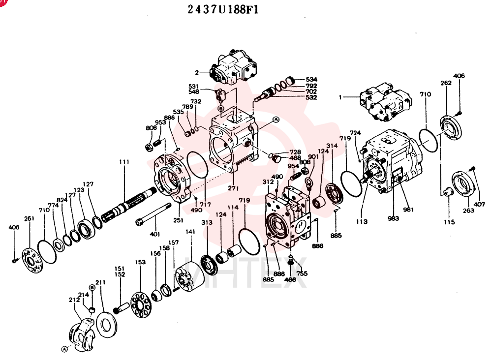 PUMP 2437U188F1