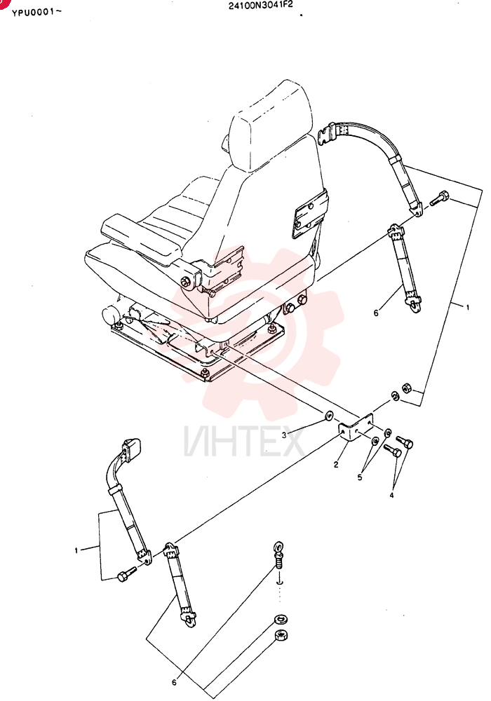 SEAT BELT 24100N3041F2
