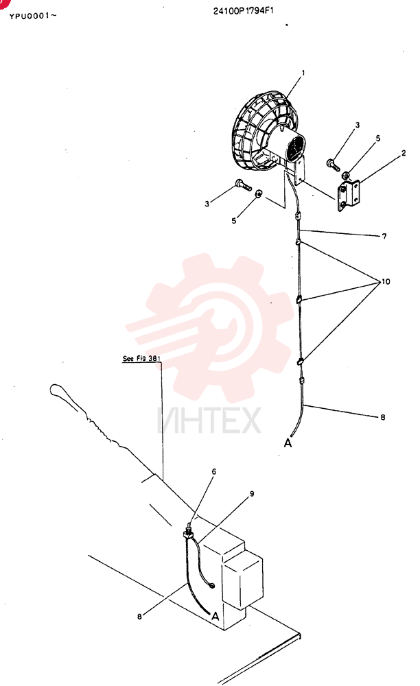Схема (MD140BLC) - EXCAVATOR BTW YPU0001 - YPU0300 (1/80-12/06) 24100P1794F1