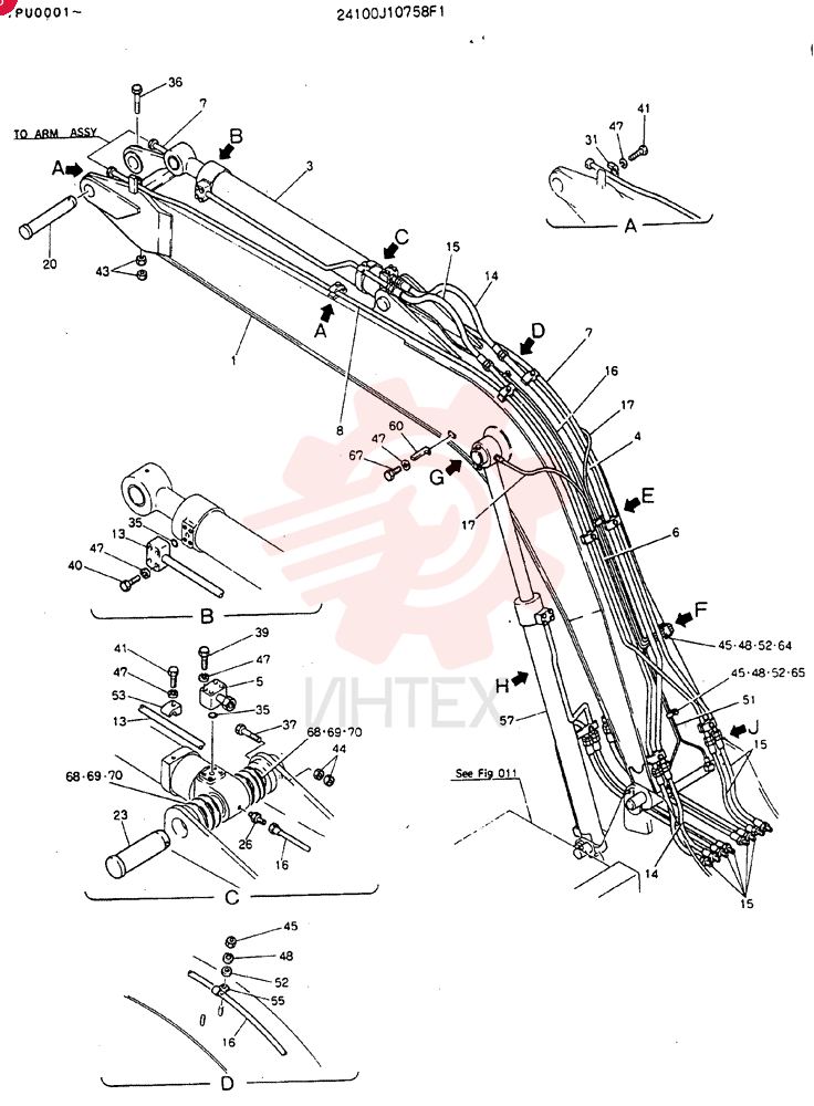 Схема (MD140BLC) - EXCAVATOR BTW YPU0001 - YPU0300 (1/80-12/06) 24100J10758F1 (1)