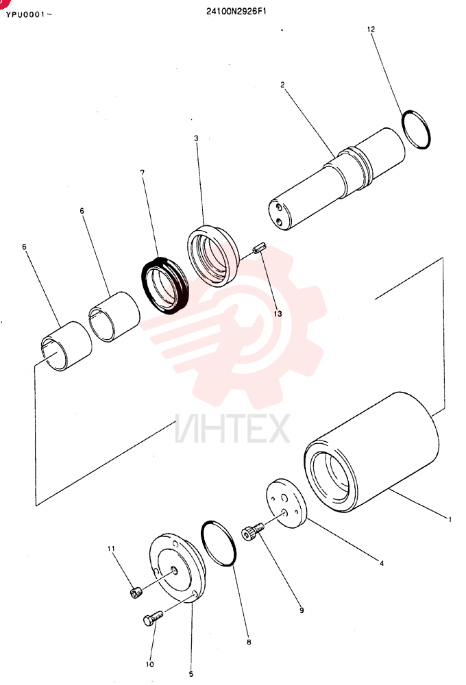 TRACK ROLLER 24100N2926F1