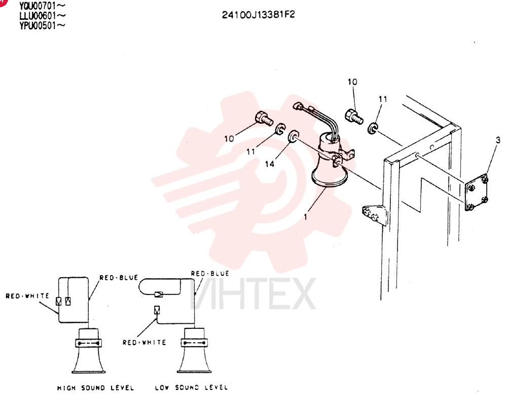 ALARM ASSY 24100J13381F2