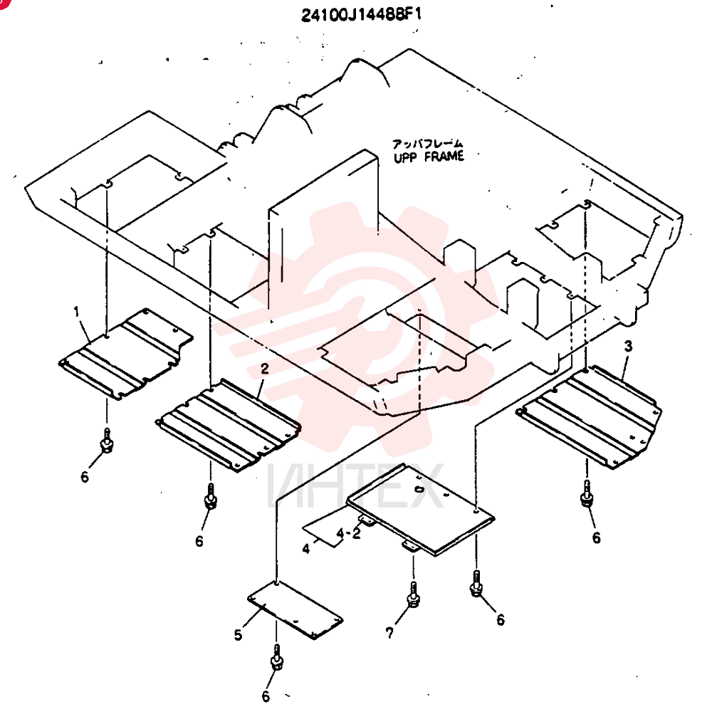 COVER ASSY. UNDER 24100J14488F1