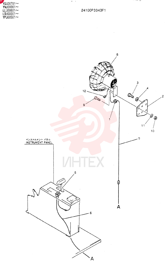 FAN ASSY, AUTOMOBILE 24100P3343F1