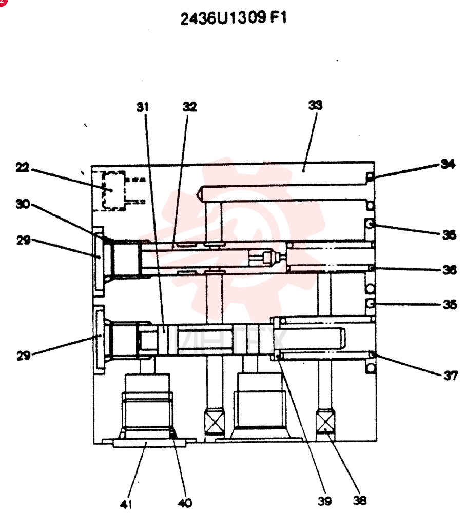 HYDRAULIC VALVE 2436U1309F1