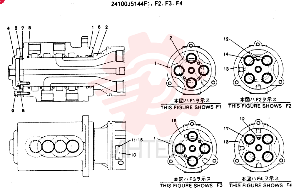 JOINT ASSY, SWIVEL 24100J5144F1F4