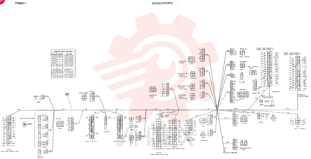 PANEL ASSY, INST 24100J15124F2 (1)