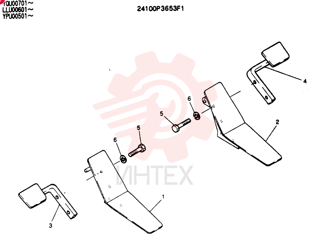 PEDAL ASSY 24100P3653F1