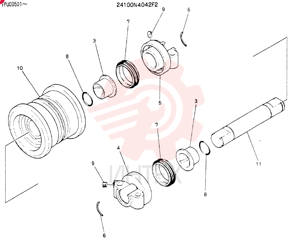 ROLLER ASSY 24100N4042P2