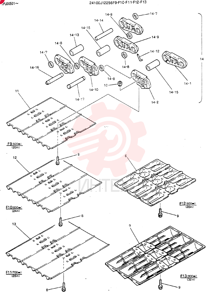 Схема (MD140C) - EXCAVATOR ASN YPU00501 (1/80-12/06) 24100J12256F9