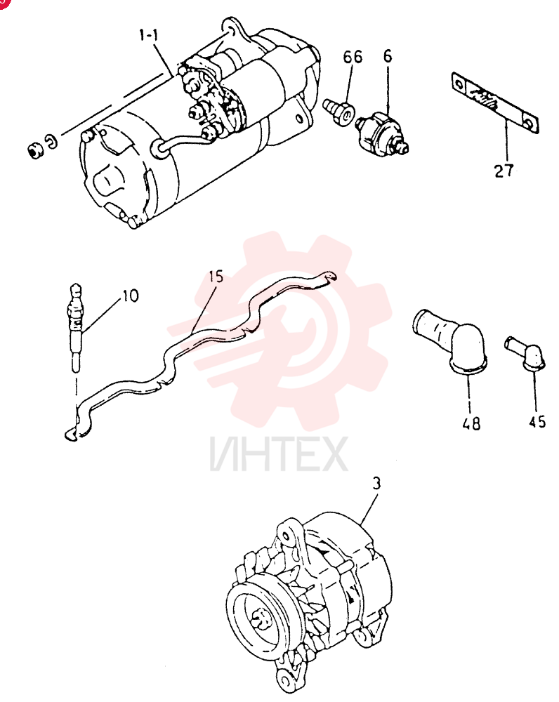 STARTER MOTOR VI8944467700 (1)