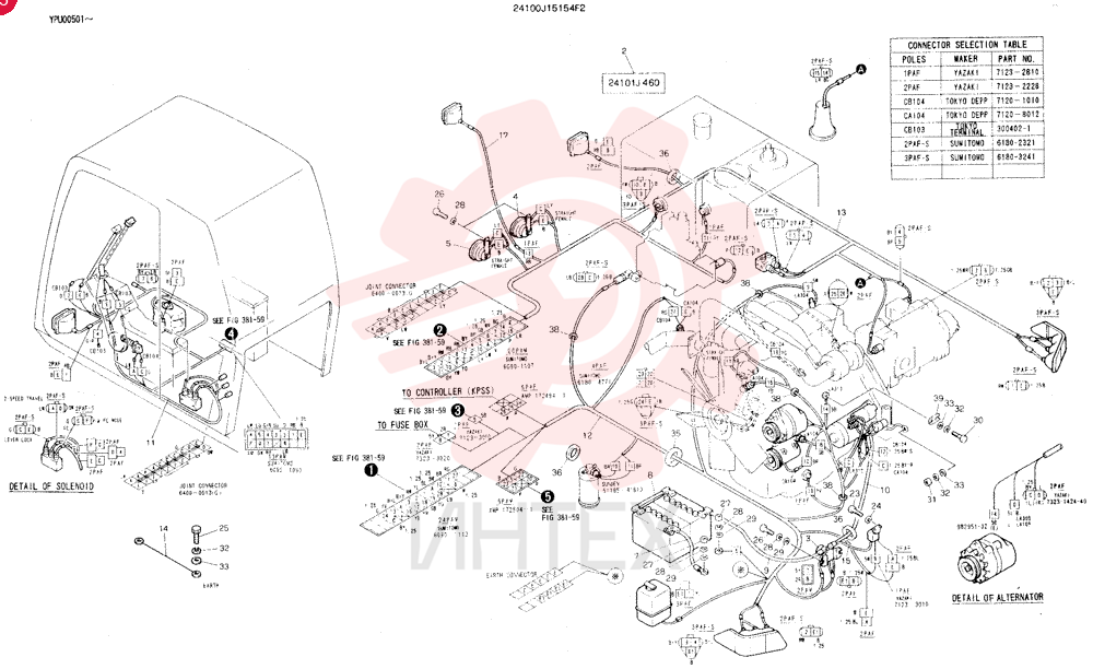 WIRING ASSY, ELEC 24100J15154F2