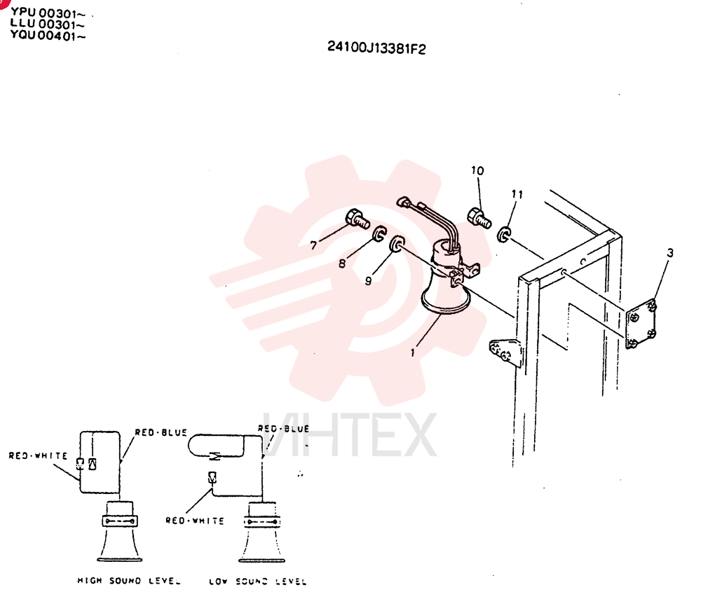 ALARM ASSY 24100J13381F2