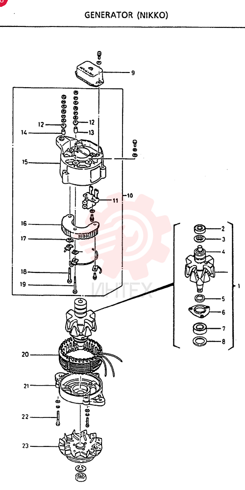 ALTERNATOR VI5812002121