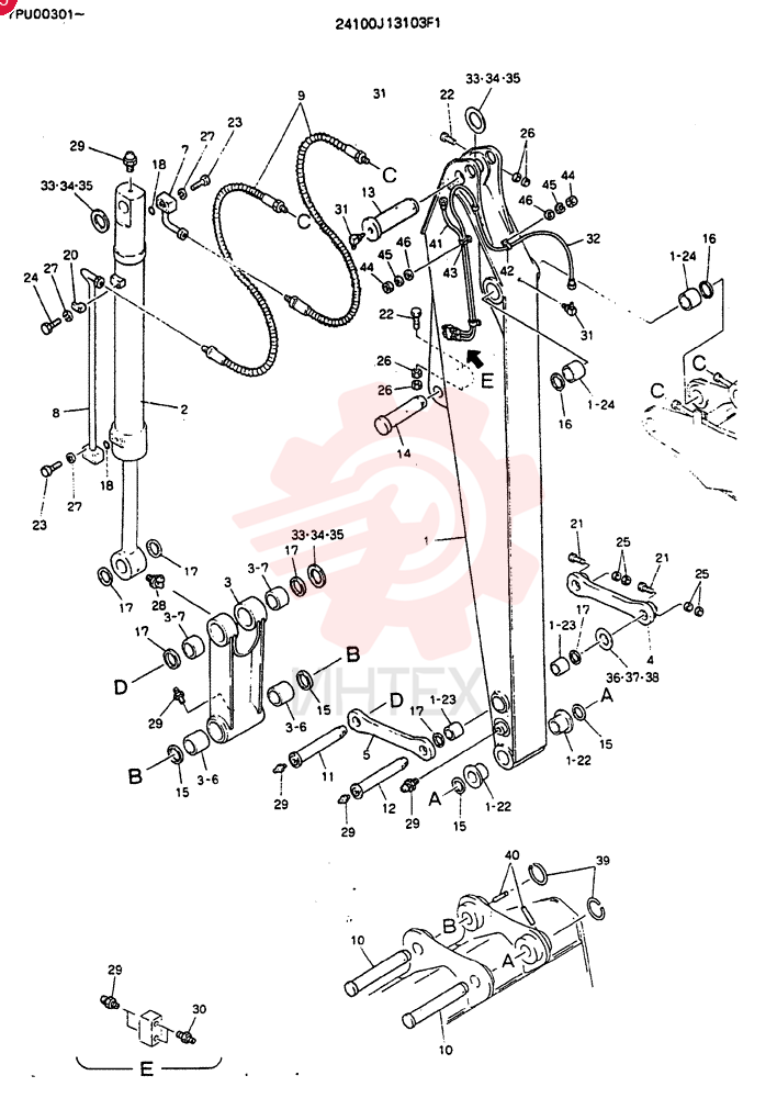 ARM ASSY. 3.0M