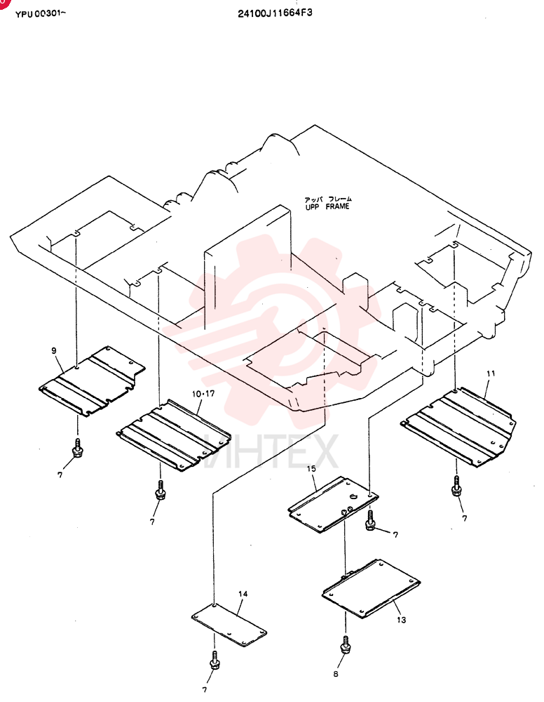 COVER ASSY, UNDER 24100J11664F3