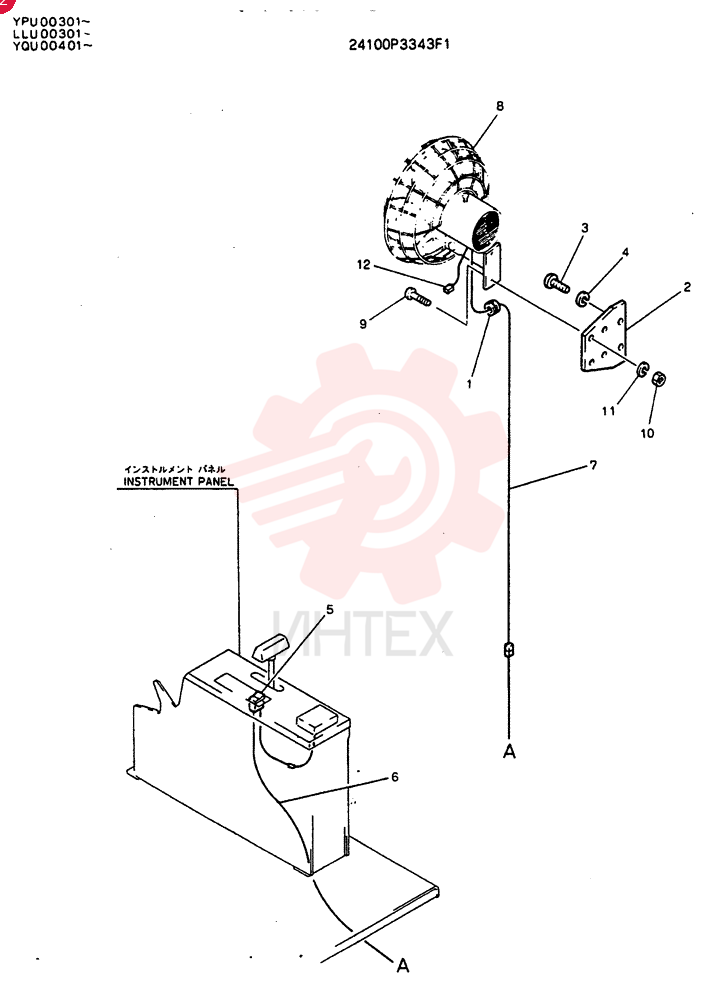 FAN ASSY, AUTOMOBILE 24100P3343F1