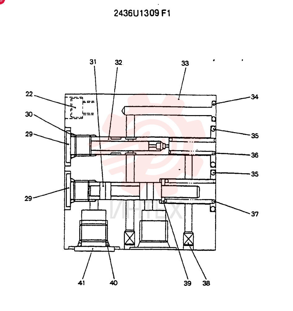 HYDRAULIC VALVE 2436U1309F1