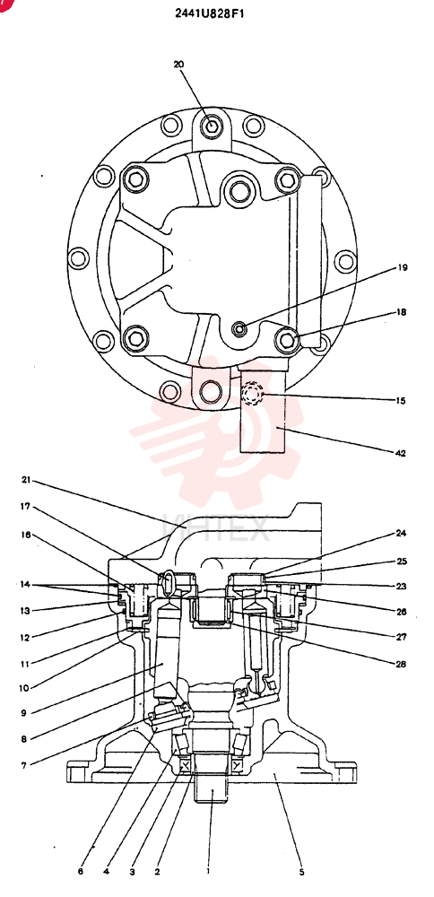 MOTOR-PUMP 2441U828F1
