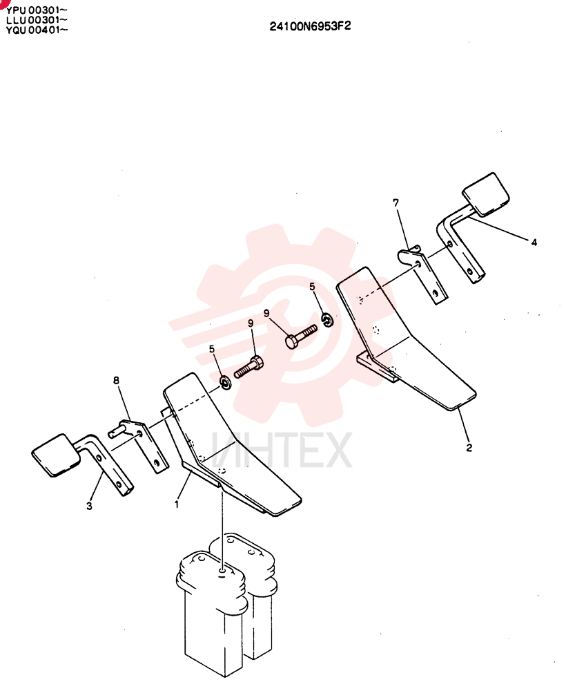 PEDAL ASSY 24100N6953F2