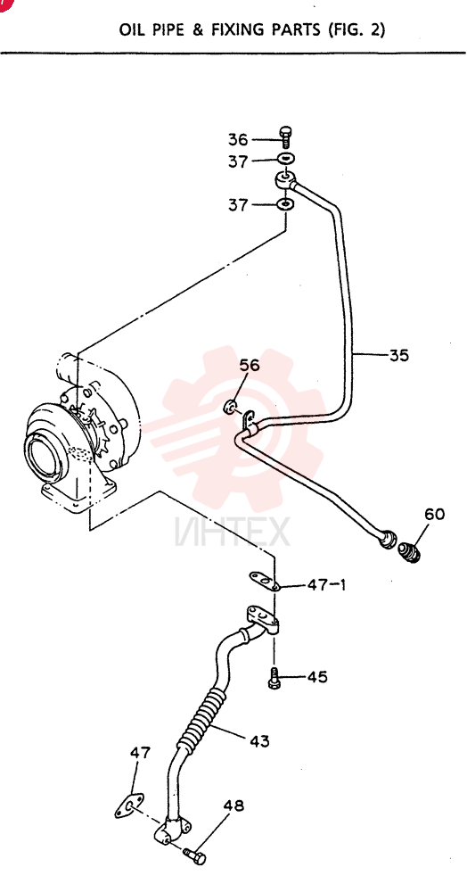 PIPE ASM.; OIL, OIL PUMP VI8941310600