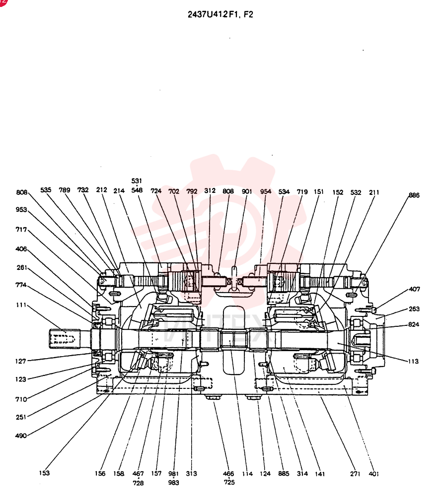 PUMP 2437U412F1
