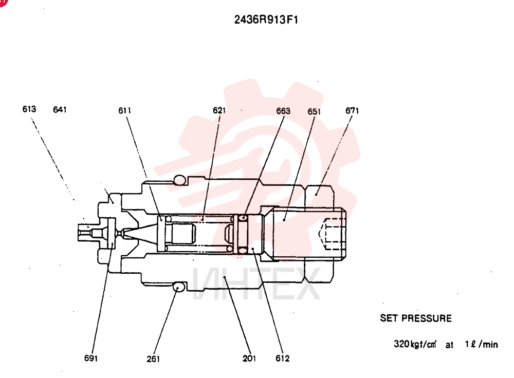 VALVE 2436R913F1