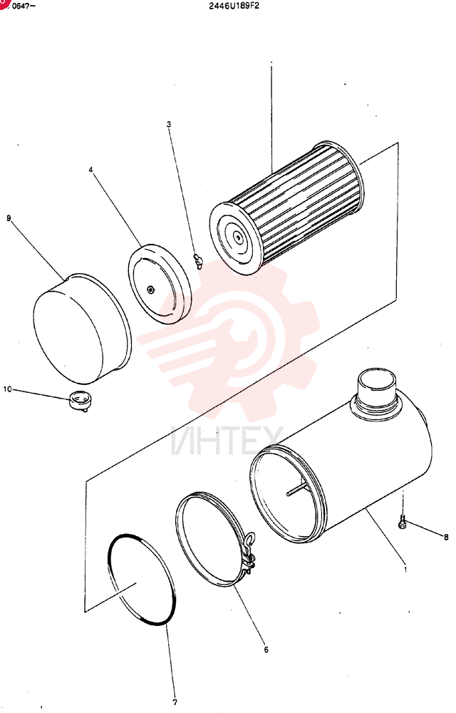 AIR CLEANER 2446U189F2